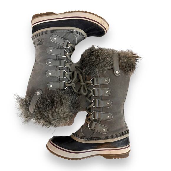 Sorel Joan of Arctic Boot for Women Size 6 Quarry Black Snow Boots Waterproof - Picture 5 of 14